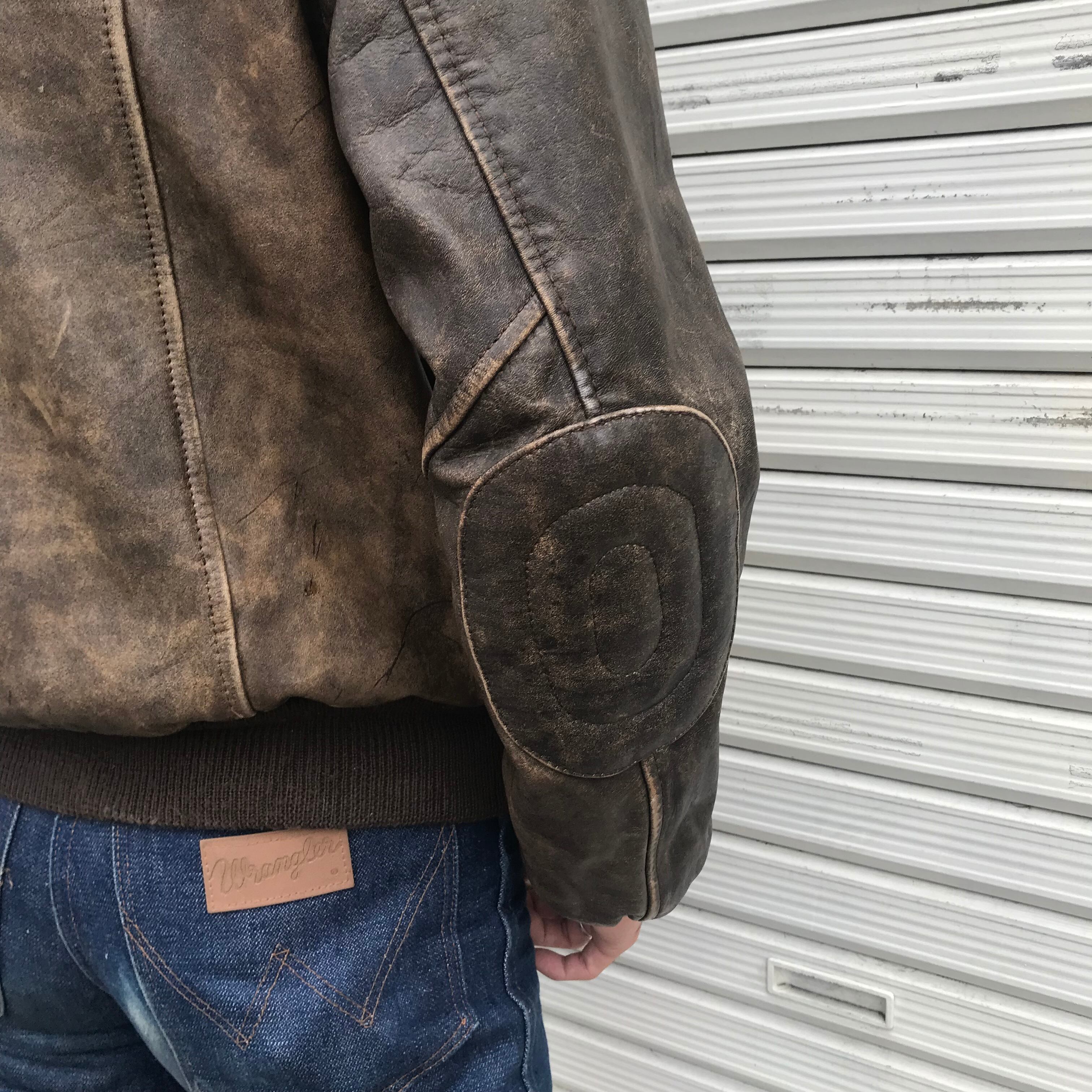 80s ドイツ Hein gericke ヘインゲリック ヴィンテージ レザー A-2 