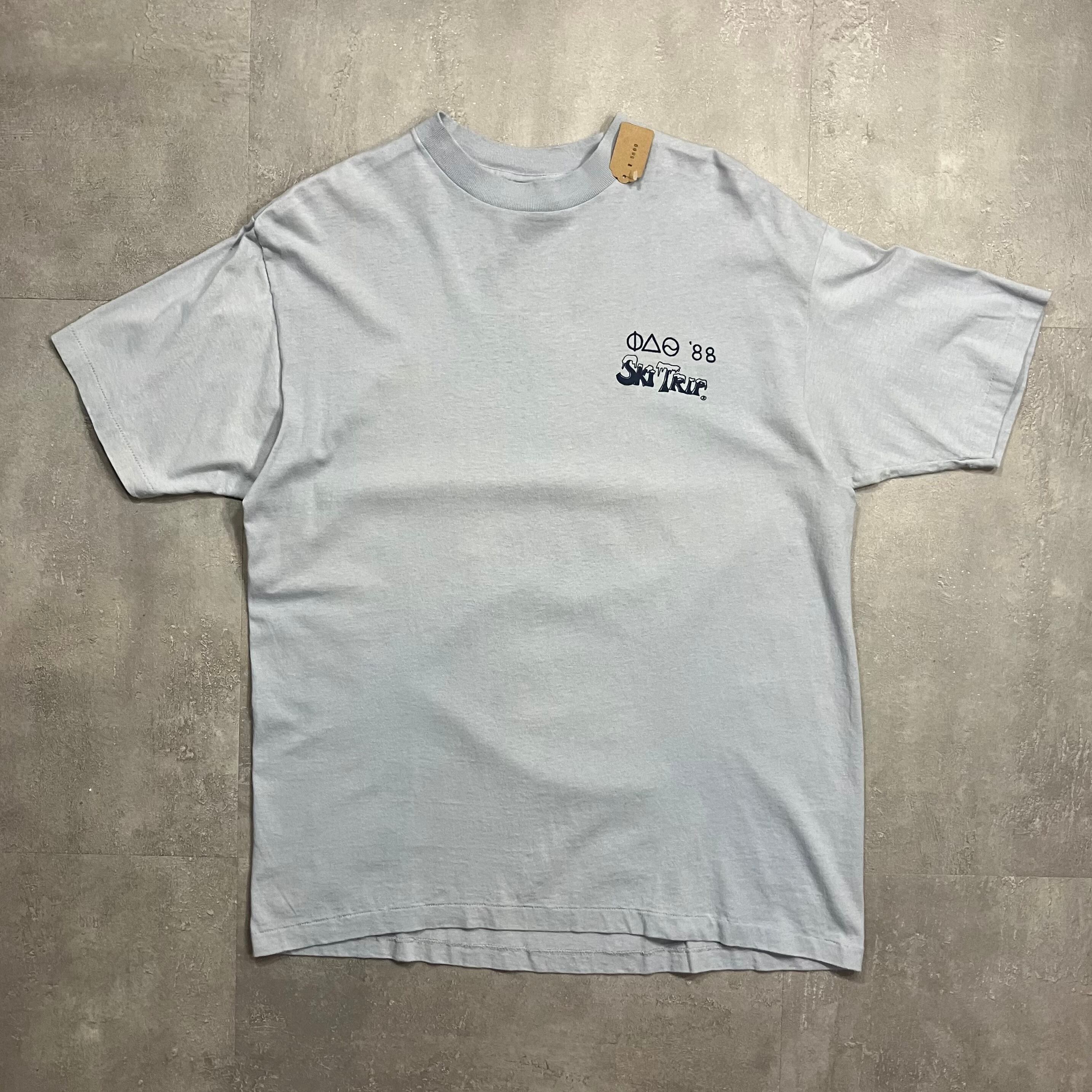 《XL size》SOF TEE 80s usa製 プリントTシャツ 両面プリント No.3899
