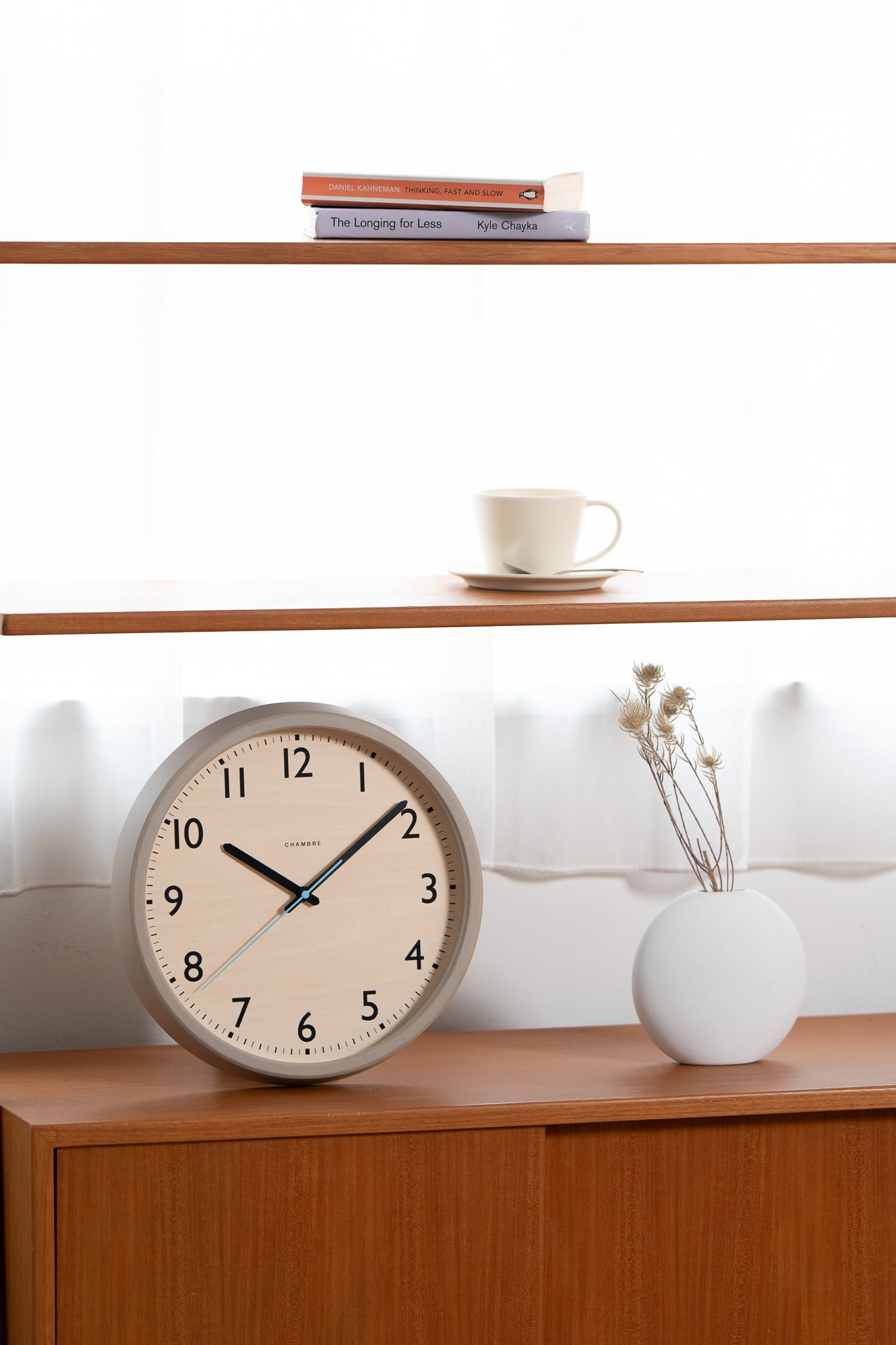 電波時計 DROP CLOCK WARM GRAY -renewal- | シャンブル【CHAMBRE】by