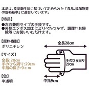 日本サニパック(Sanipak) 使い捨て手袋 ポリエチレン手袋 Lサイズ 100枚 エンボス HDPE 半透明