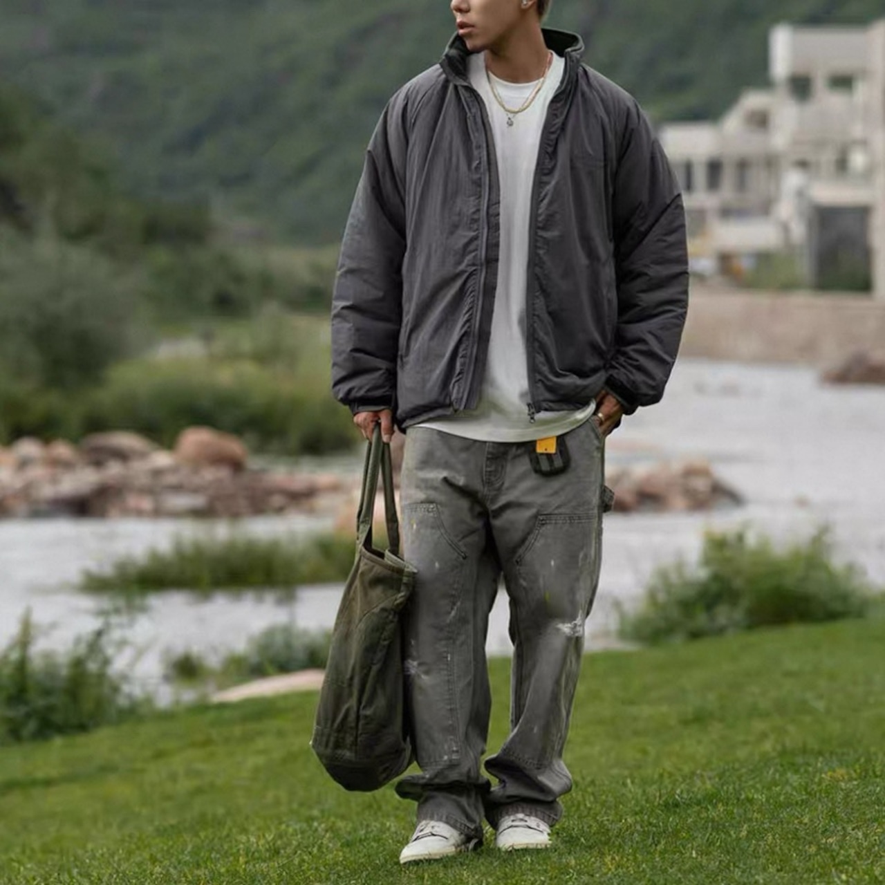 High-neck puffer down jacket 1151 - 14