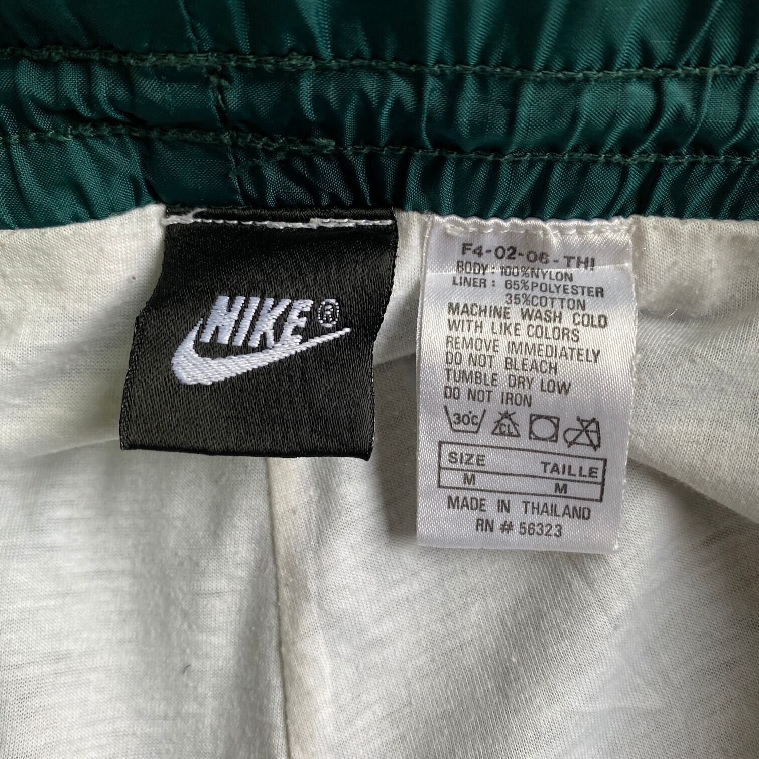 00年代 NIKE ナイキ スウォッシュ ロゴ刺繍 ジョグパンツ ナイロン