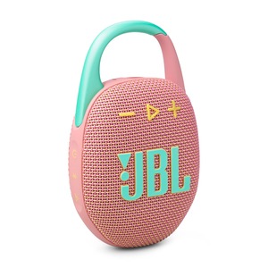 【在庫処分】JBL CLIP5 Bluetoothスピーカー USB C充電/IP67防塵防水/アプリ対応/カラビナ構造/パッシブラジエーター搭載/ポータブル/スウォッシュピンク JBLCLIP5PINK
