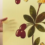 【受注生産】 のれん ナチュラル Fruit_of_hawthorn/Laurel_oak　幅85ｘ丈150cm