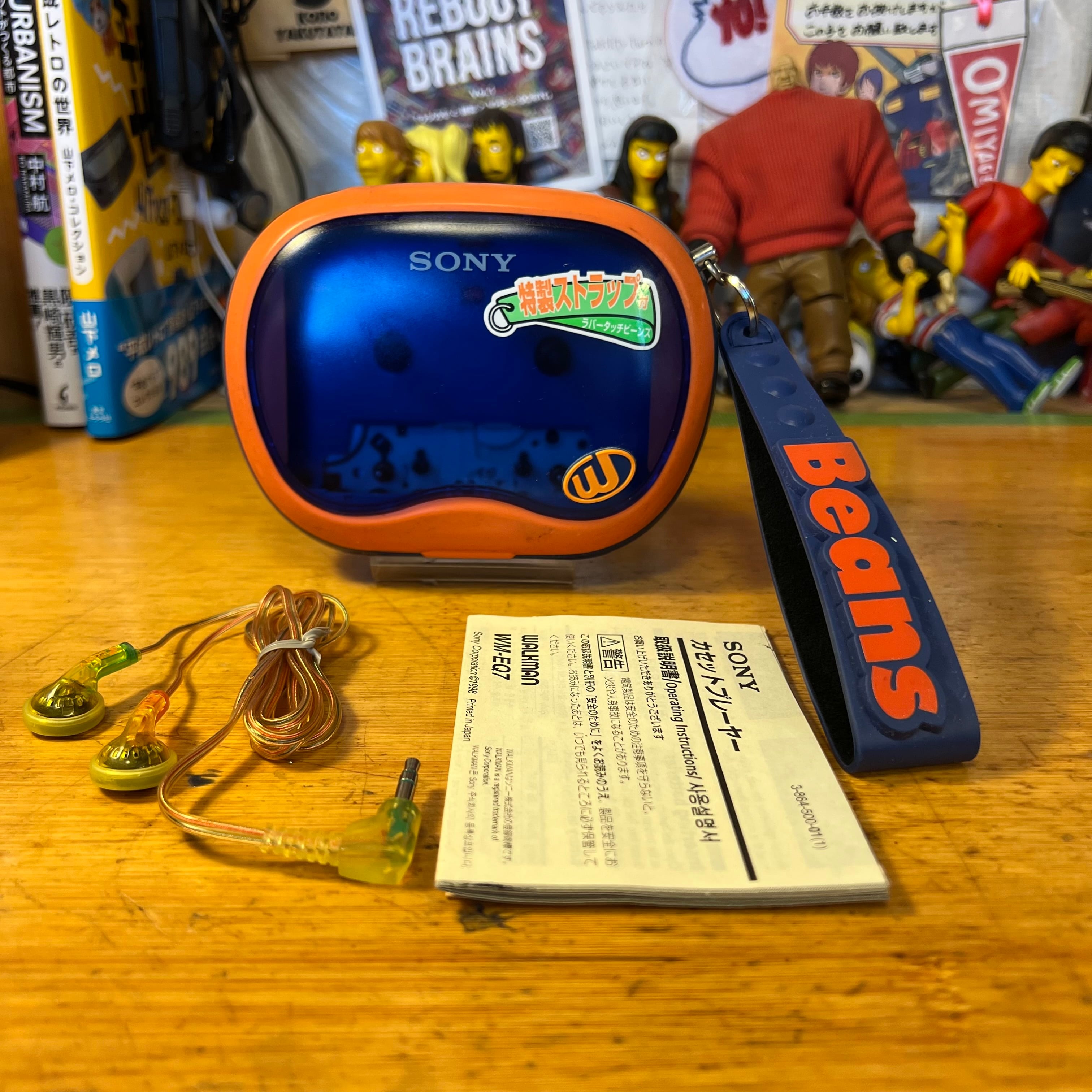 [メンテ稼動品]パナソニックショックウェーブ　カセットプレーヤーRQ-SW44V Panasonic Shock Wave RQ-SW44V Portable Cassette Player