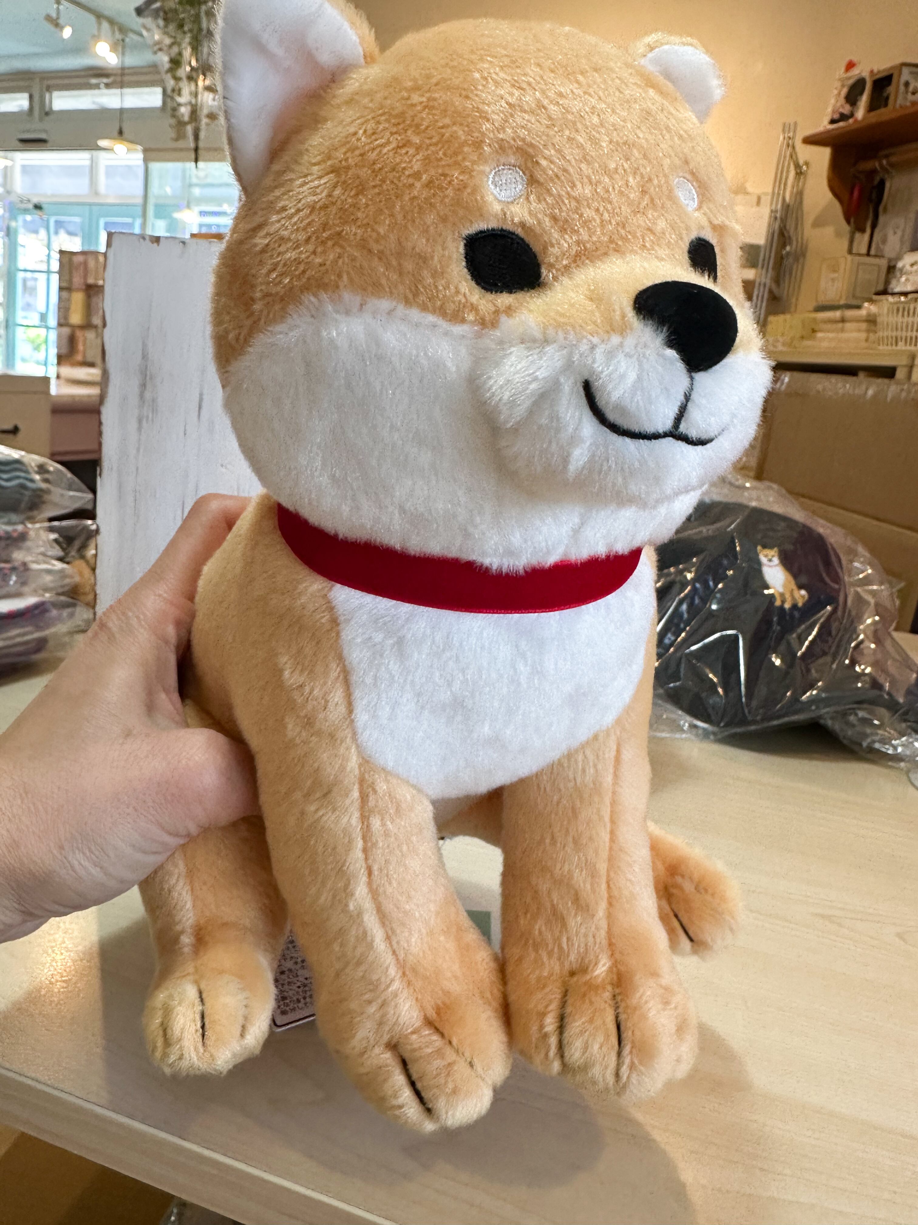 四季オリジナル　柴犬　おすわり　ぬいぐるみ　希少 お座りぬいぐるみ 柴田さん 通常サイズ | わんこ雑貨の店 スマイルズ
