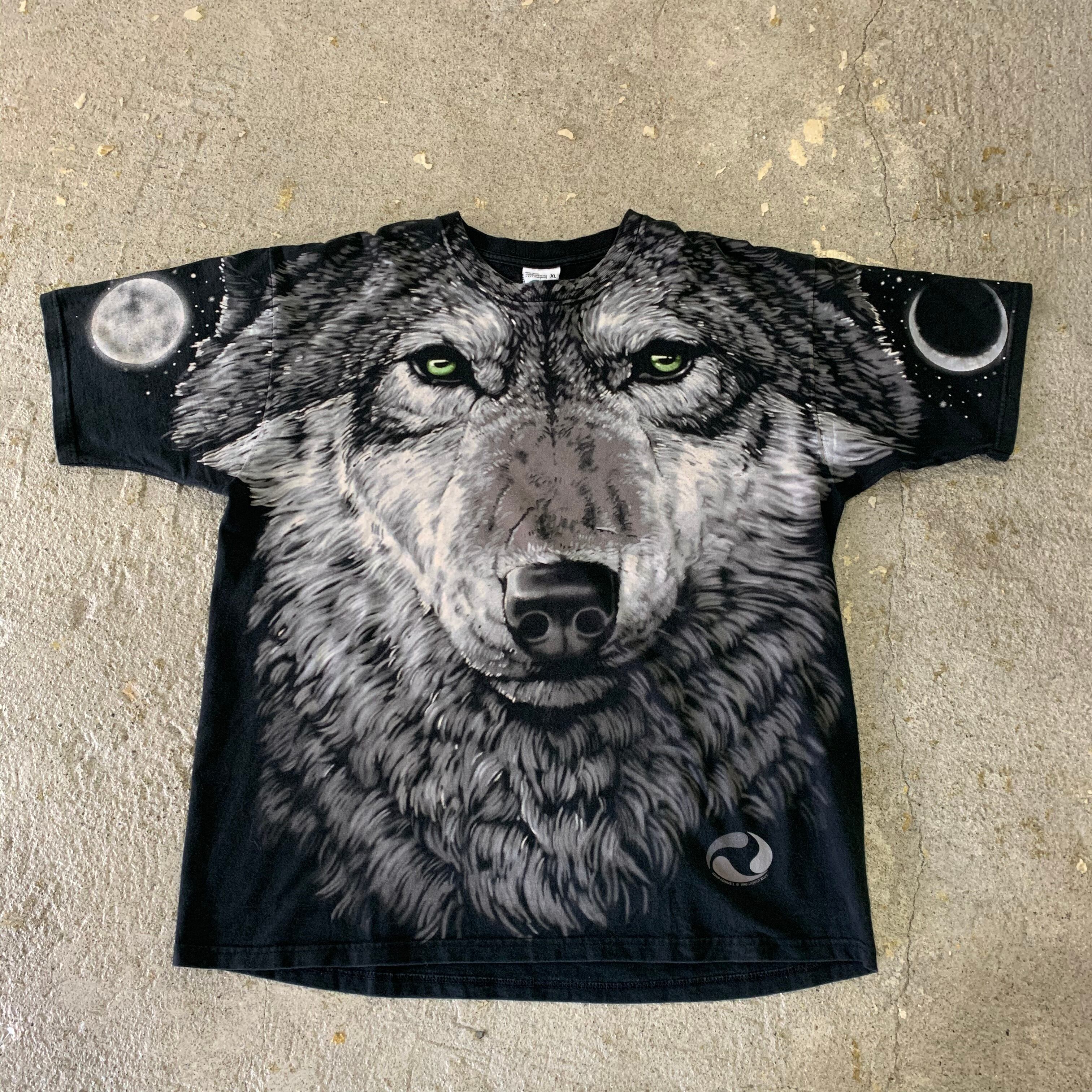 90s liquid blue T-shirt | What