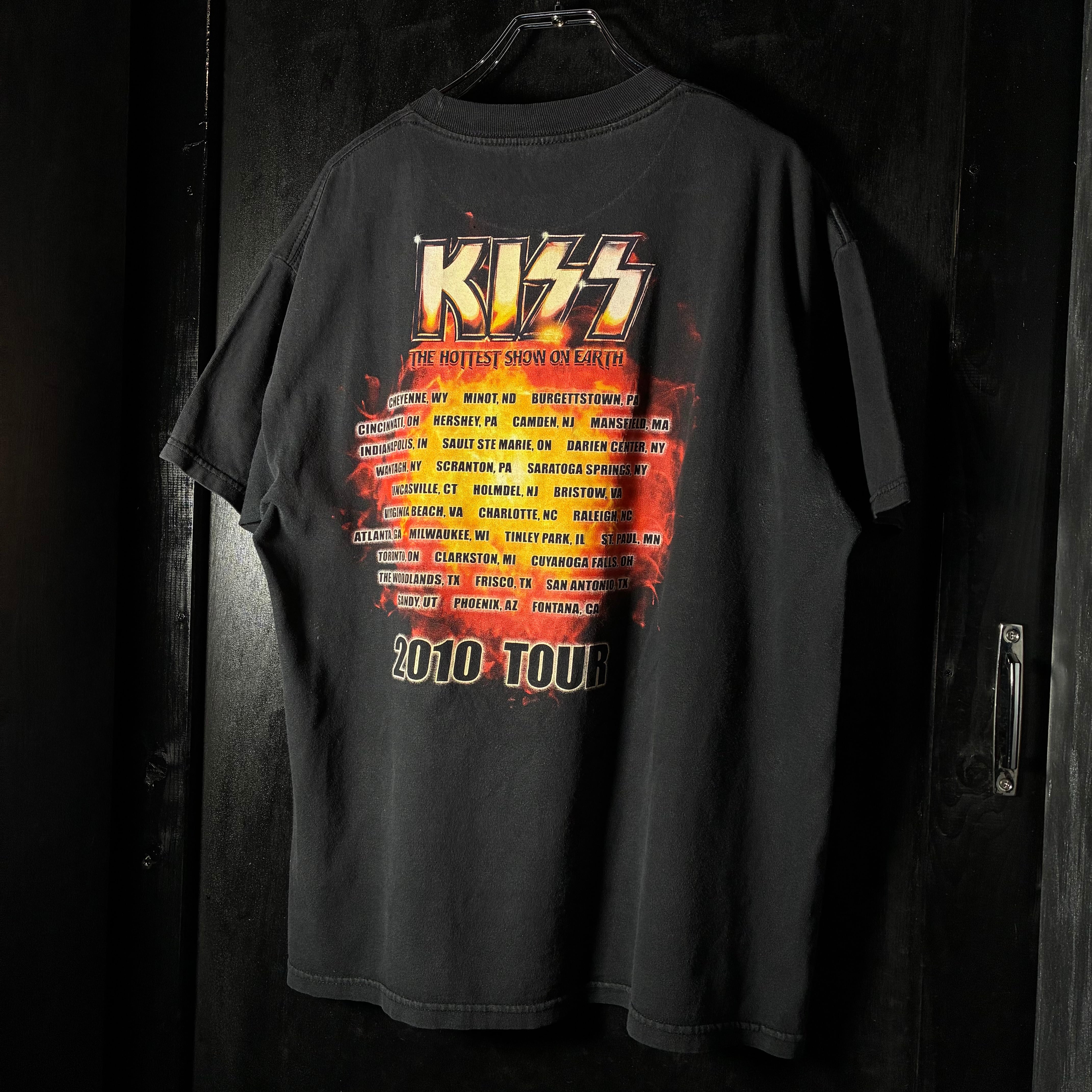 ALSTYLE KISS 2010ツアーTシャツ キッス バックプリント 黒 L | 古着屋