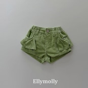 【取寄/韓国直送】Elly molly ビビフリルコーデュロイパンツ｜秋服｜韓国子供服｜26/AT
