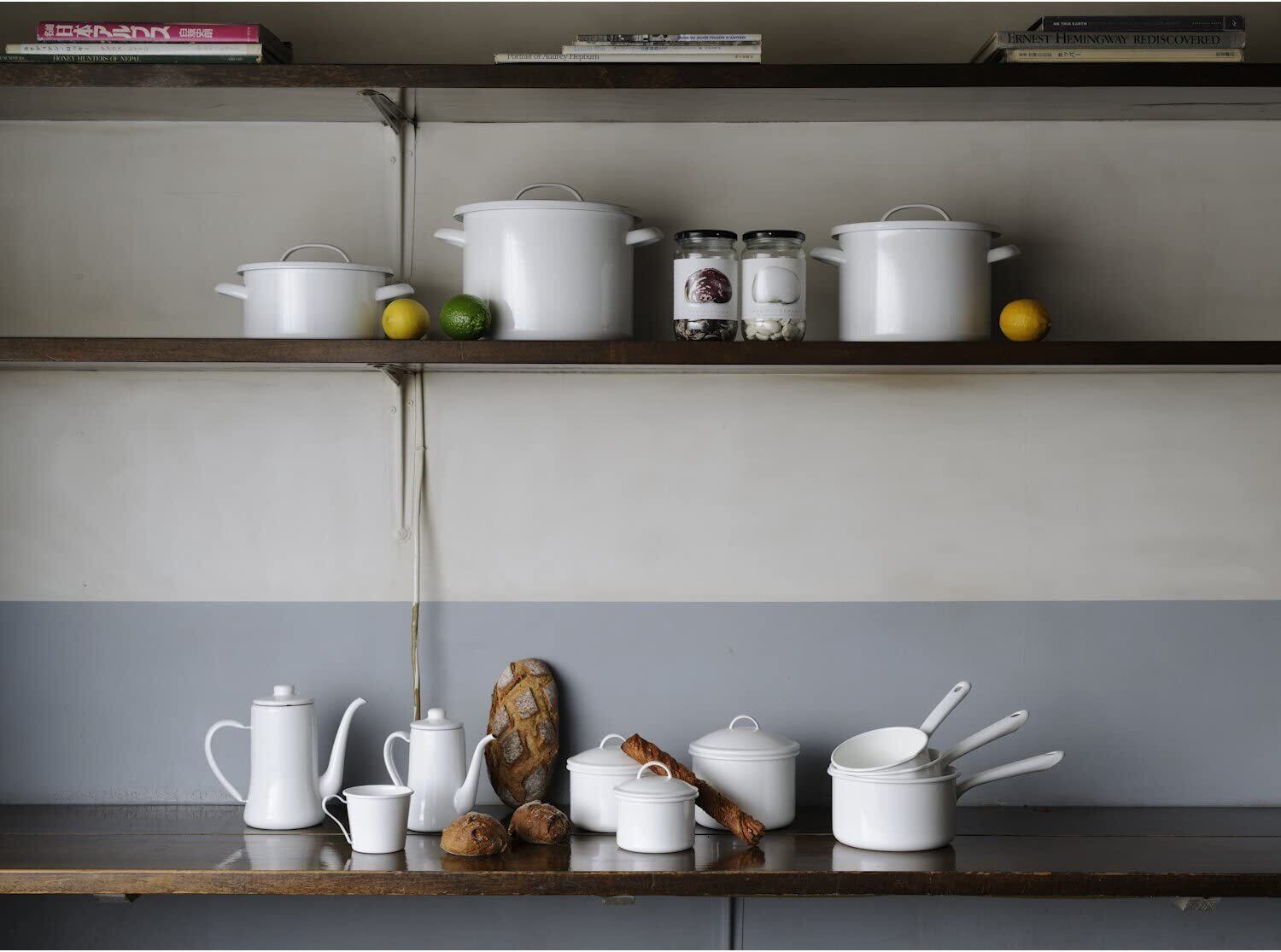 月兎印 ソースパン 16cm ホワイト | 山田屋の家庭用品