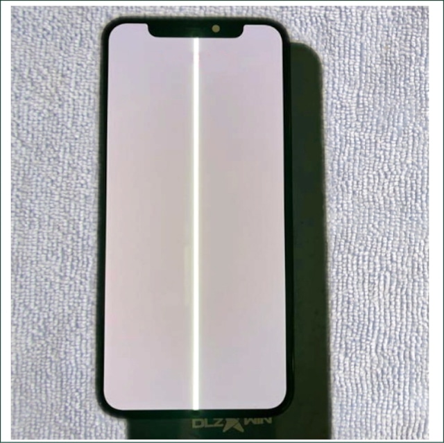 №55 iPhone11 Pro フロントパネル 純正品 有機ELパネル 表示不良 タッチ可 ガラス表面綺麗 ジャンク