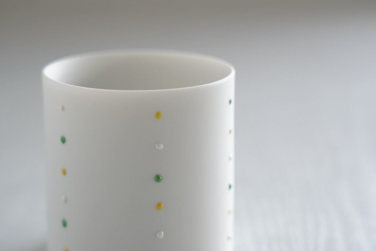 Dot cup / green