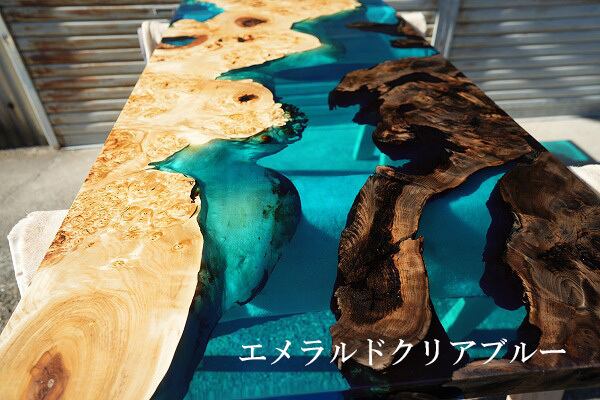 ポプラレジンテーブル【セミオーダー】 | RESIN SPACE