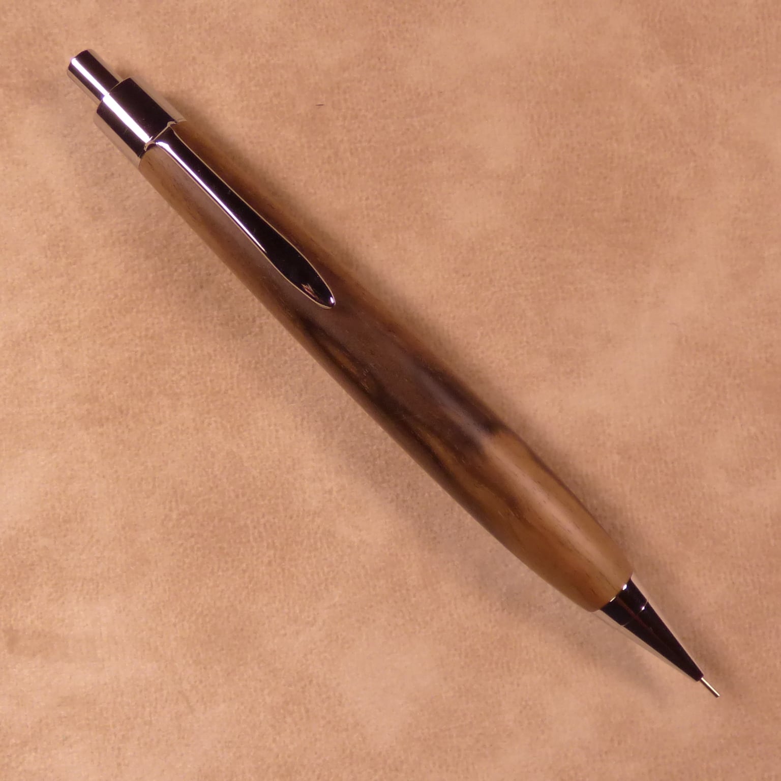 ボナンペン シャープペンシル リーズナブル 黒柿 