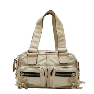 クロエ ベティ ハンドバッグ アイボリー ホワイト レザー レディース Chloe 【中古】