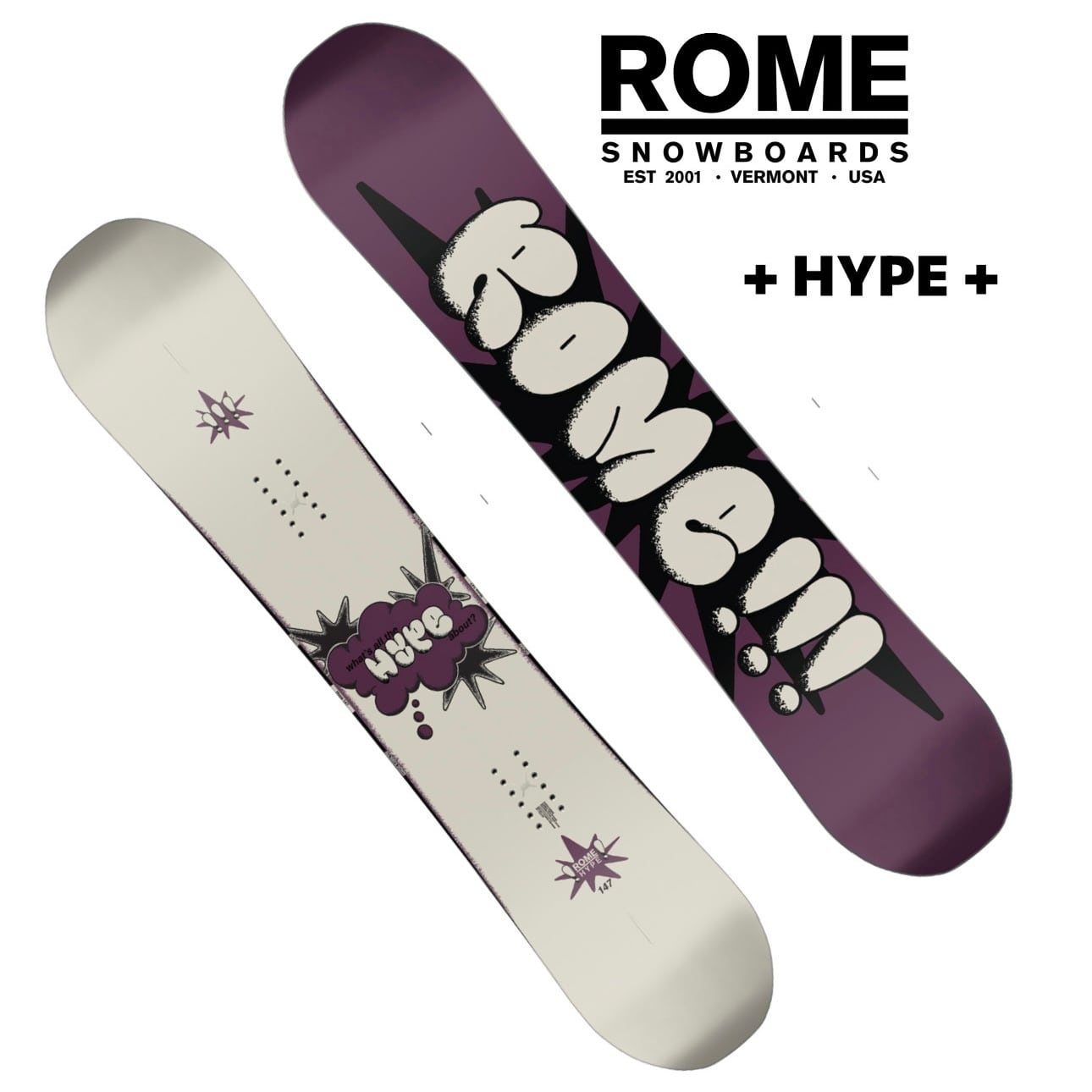Rome Snowboards 『 Hype 』 24-25 ローム ハイプ フリースタイル 