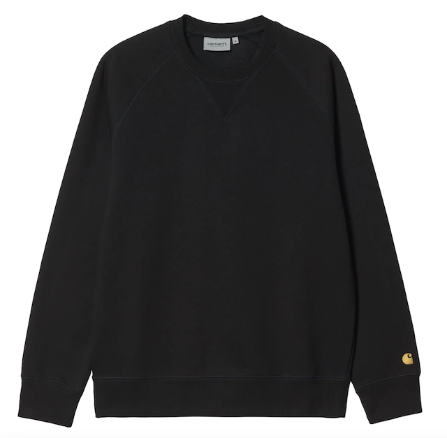 Carhartt (カーハート) CHASE SWEATSHIRT - Black / Gold  SIZE