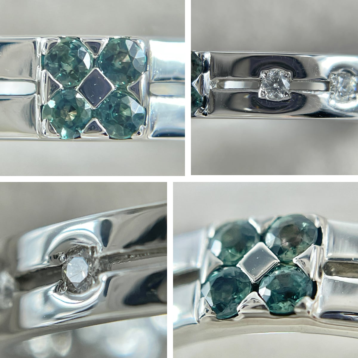 Pt950 天然アレキサンドライト 0.04ct ダイヤ 0.08ct リング | JEWELRY 