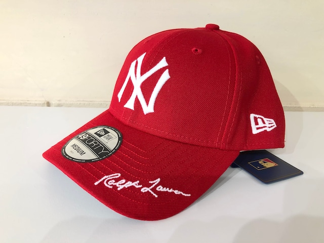 NEW ERA x POLO RALPH LAUREN COOPERSTOWN 49FORTY NEW YORK YANKEES (RED)