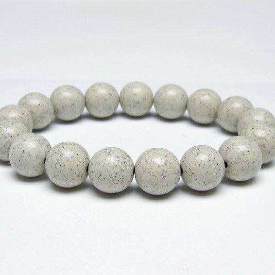 北投石 ブレスレット 12mm 一点物 メール便可 111-50159