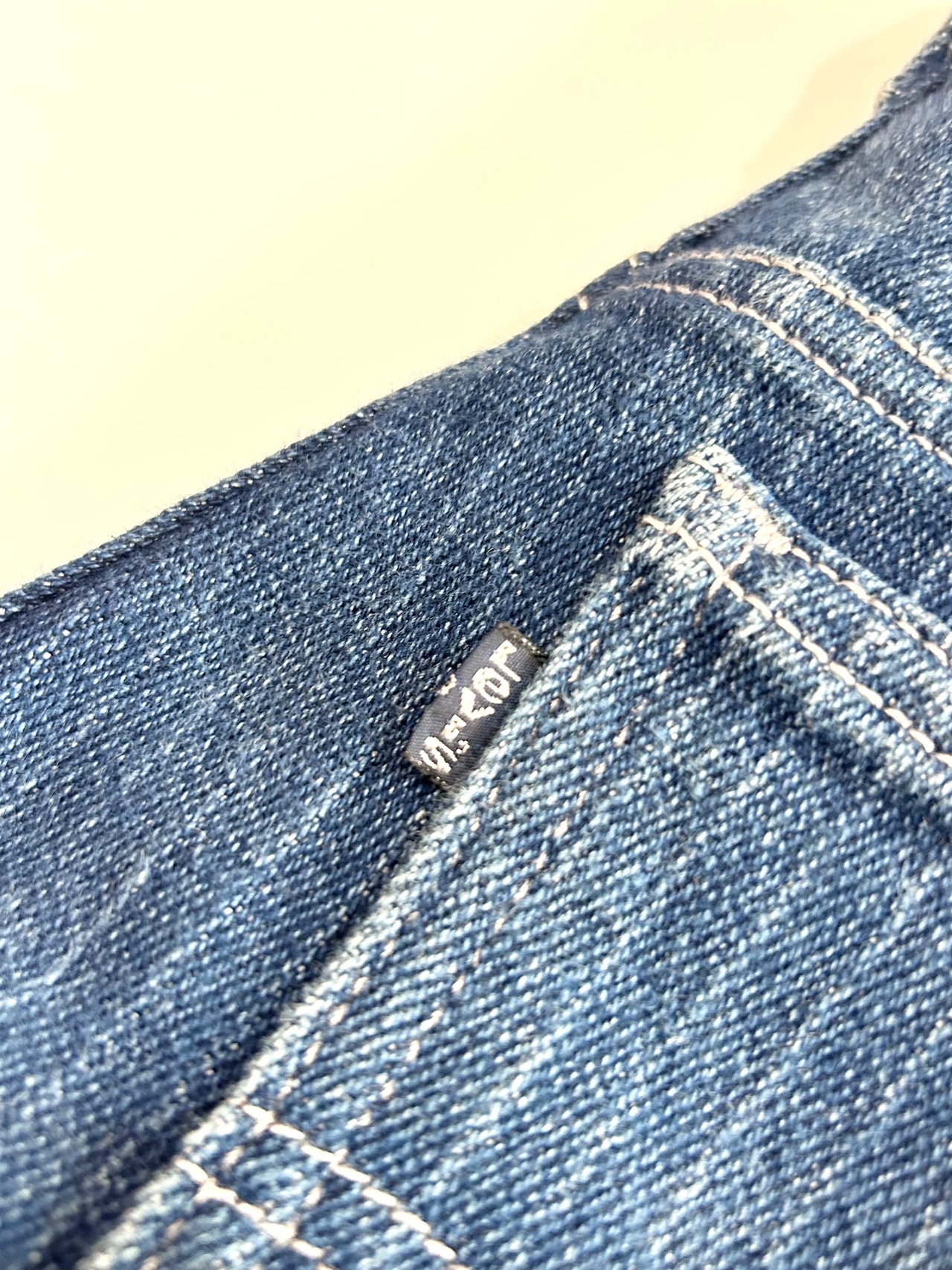 80s Levi’s 509 "STRETCH STRIPE" DENIM PANTS MADE IN USA Size W33L32→ W32.5L30.5