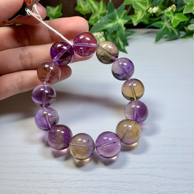 トップクォリティ☆ボリビア産・美麗アメトリンブレスレット