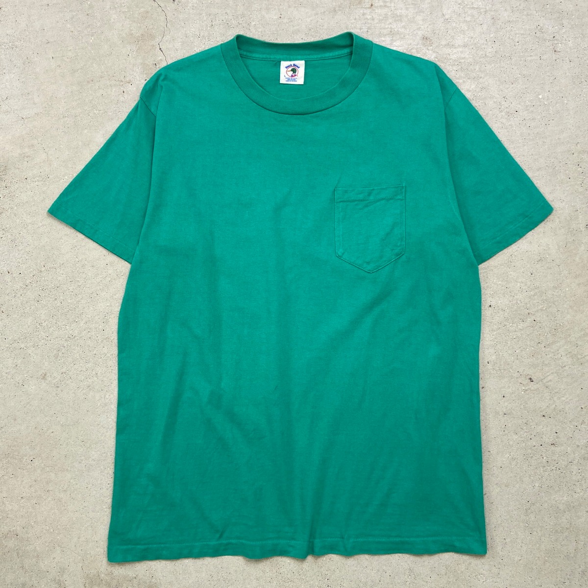 90年代 USA製 DUCK HEAD ポケットTシャツ ポケT メンズL 古着 90s 