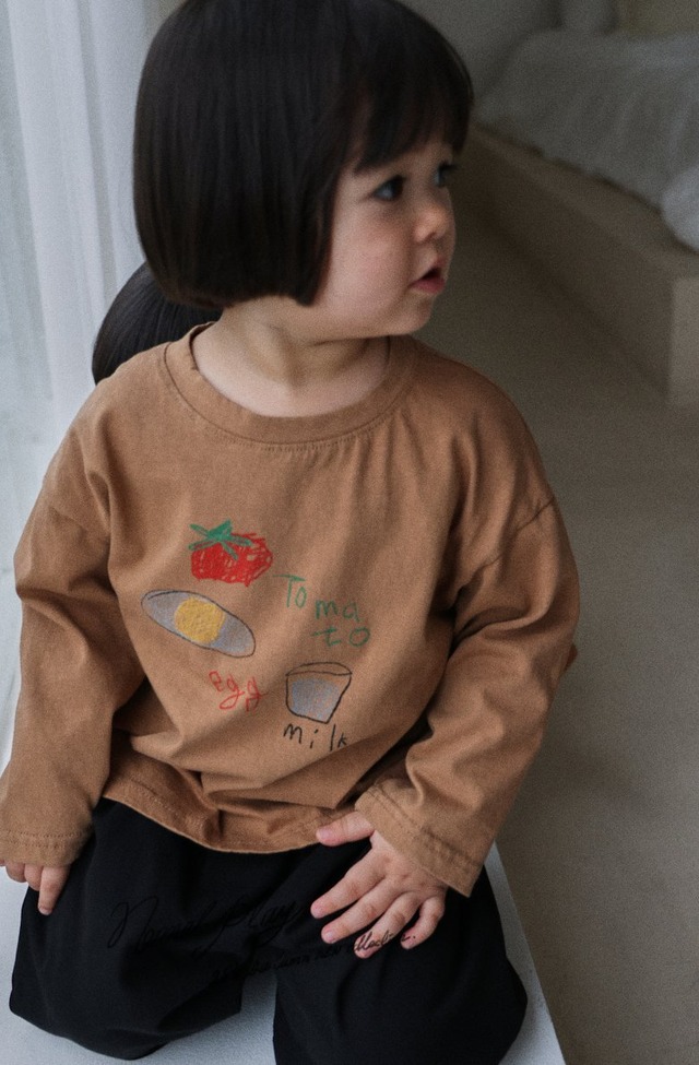 《予約》送料無料【normal play】Egg Long Sleeve Tee