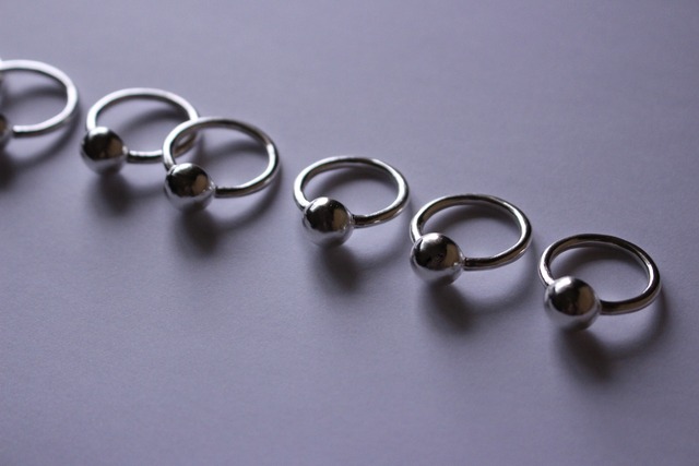 poco  ring  silver  9 - 11号