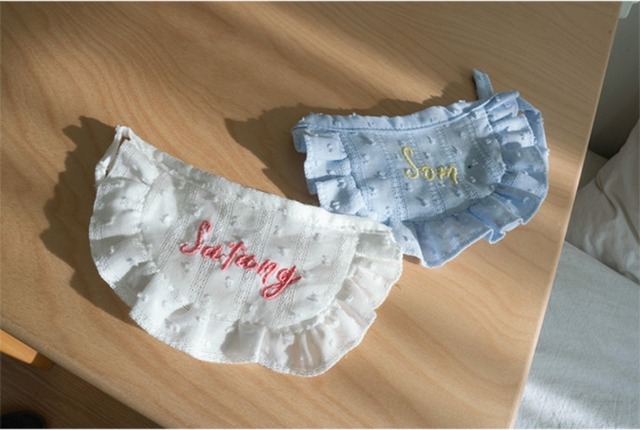 予約【mymay】Sherbet bib type.B（White）