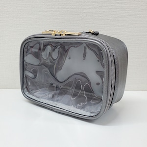 見せぬいポーチM+ [シルバーブラック]