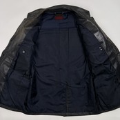 激渋 D’URBAN ダーバン 羊革 本革 ラムレザー ライダース ジャケット サイズ M /メンズ/レナウン/加工入り