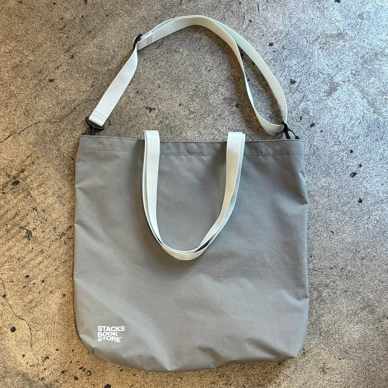 stacks bookstore - 2way nylon tote | stacks bookstore