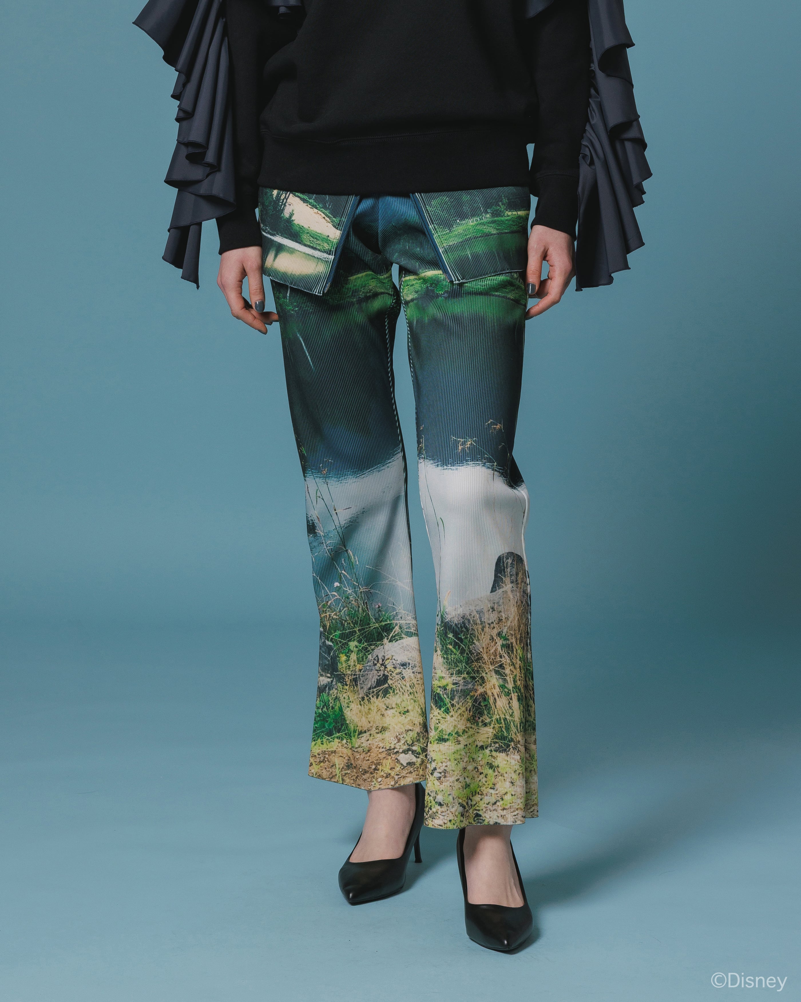 NON TOKYO ノントーキョー】 / DIRECT PRINT RIB ONE-PIECE ダイレクト