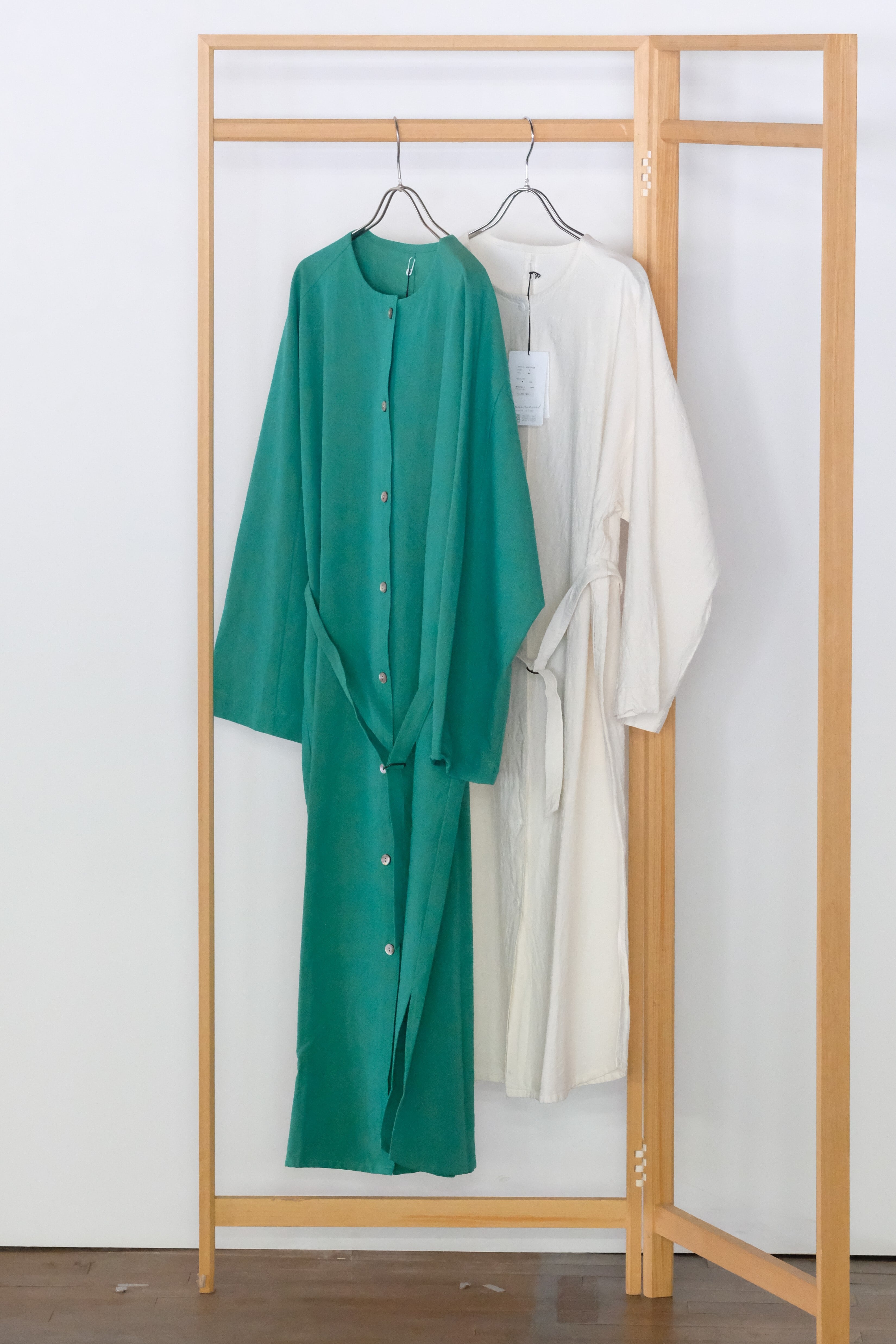 coromo naturel 会津木綿 ベルトワンピース | 美工堂 ONLINE SHOP