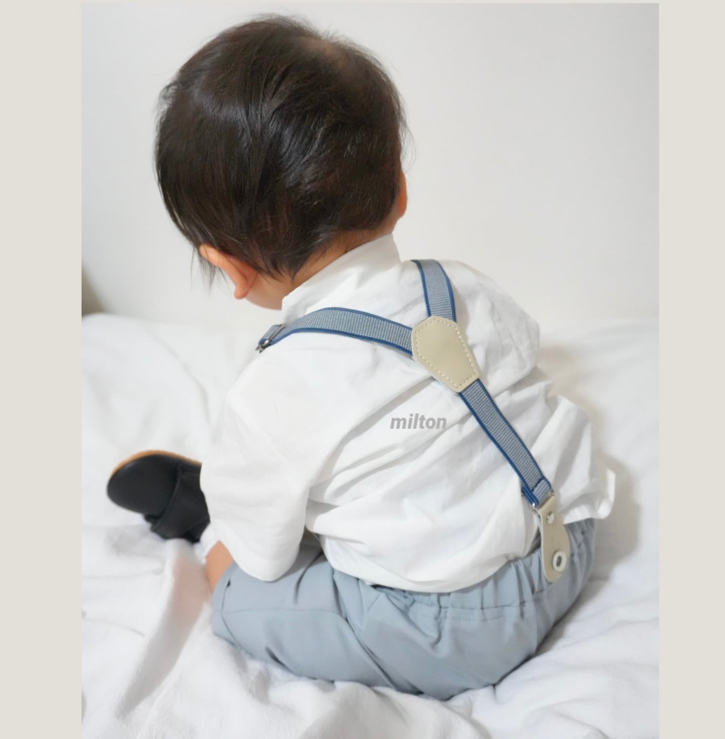 くすみブルーセットアップ】80,90,100,110 0歳 1歳2歳 3歳 4歳