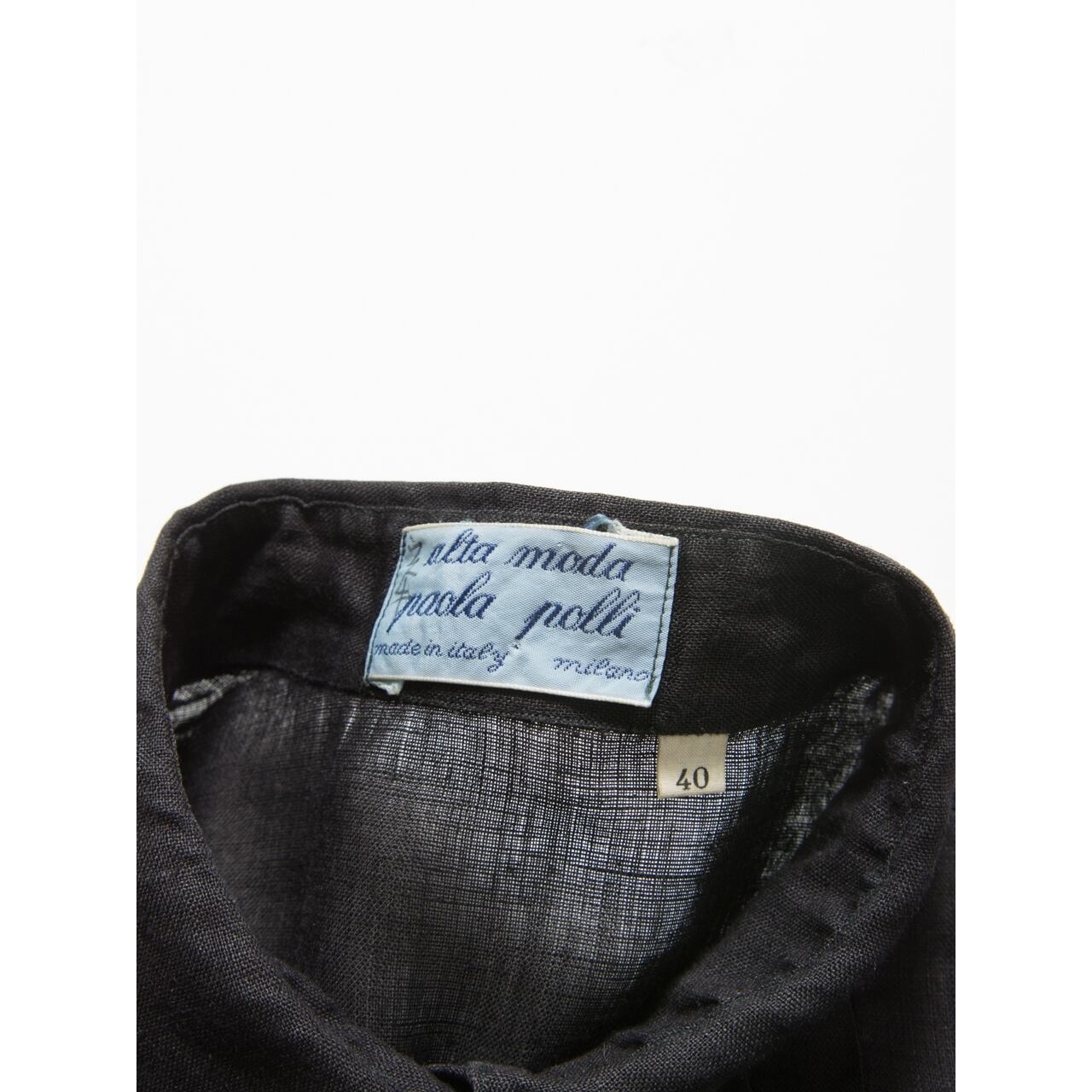 【Made in Italy】100% linen pleated blouse（イタリア製 プリーツリネンブラウス シャツ）3b