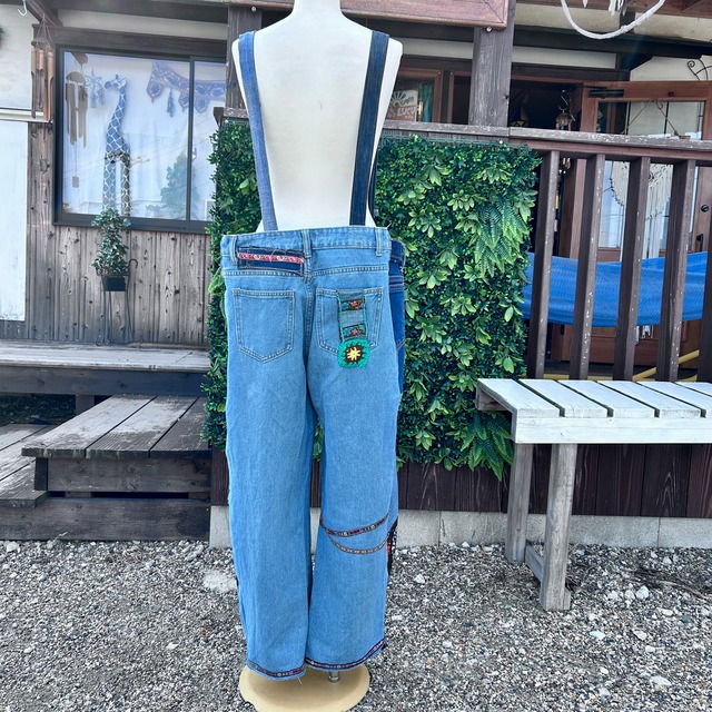 ヒッピーゆるダボリメイクデニム