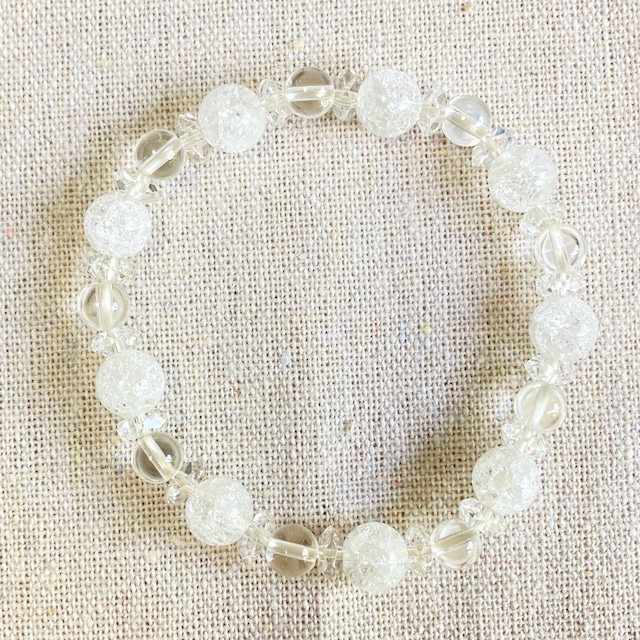 天然石ブレスレット(水晶)