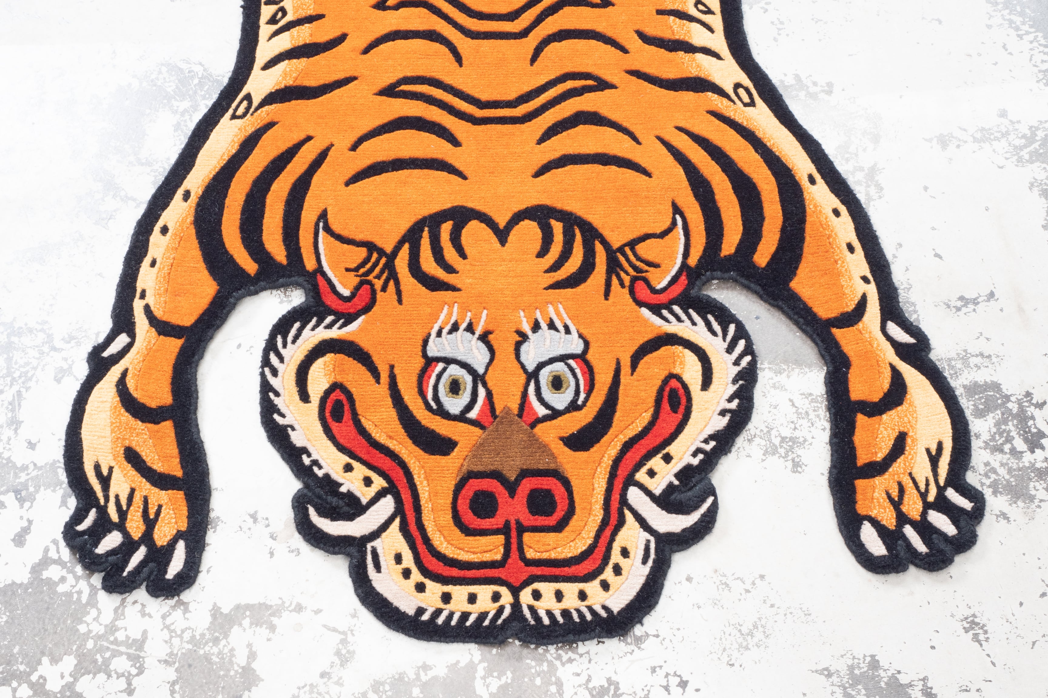 チベタン タイガーラグ Mサイズ Tibetan Tiger Rug 《Mサイズ•プレミアムウール251》チベタンタイガー