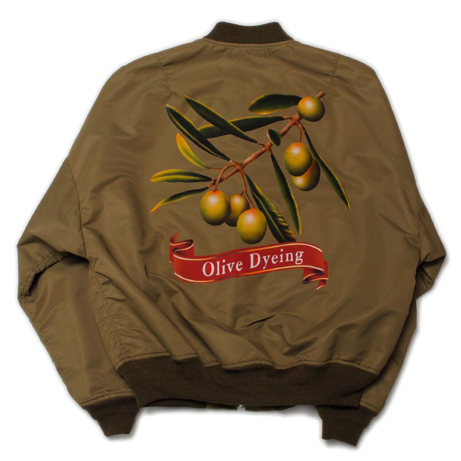 doublet VEGETABLE DYED MA-1 (OLIVE) 22SS13BL132 | IAAAM doublet VEGETABLE DYED MA-1 (OLIVE) 22SS13BL132 | IAAAM