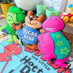 【 PILLOW DOLL / クッション 】Barney & Friends( バーニー&フレンズ ) 〚アメリカン雑貨 アメトイ〛