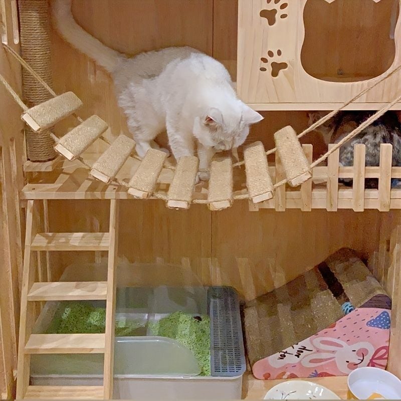 キャットタワー 壁取り付け猫用スクラッチポスト - サイザル猫 キャットタワー 壁取り付け猫用スクラッチポスト - サイザル猫