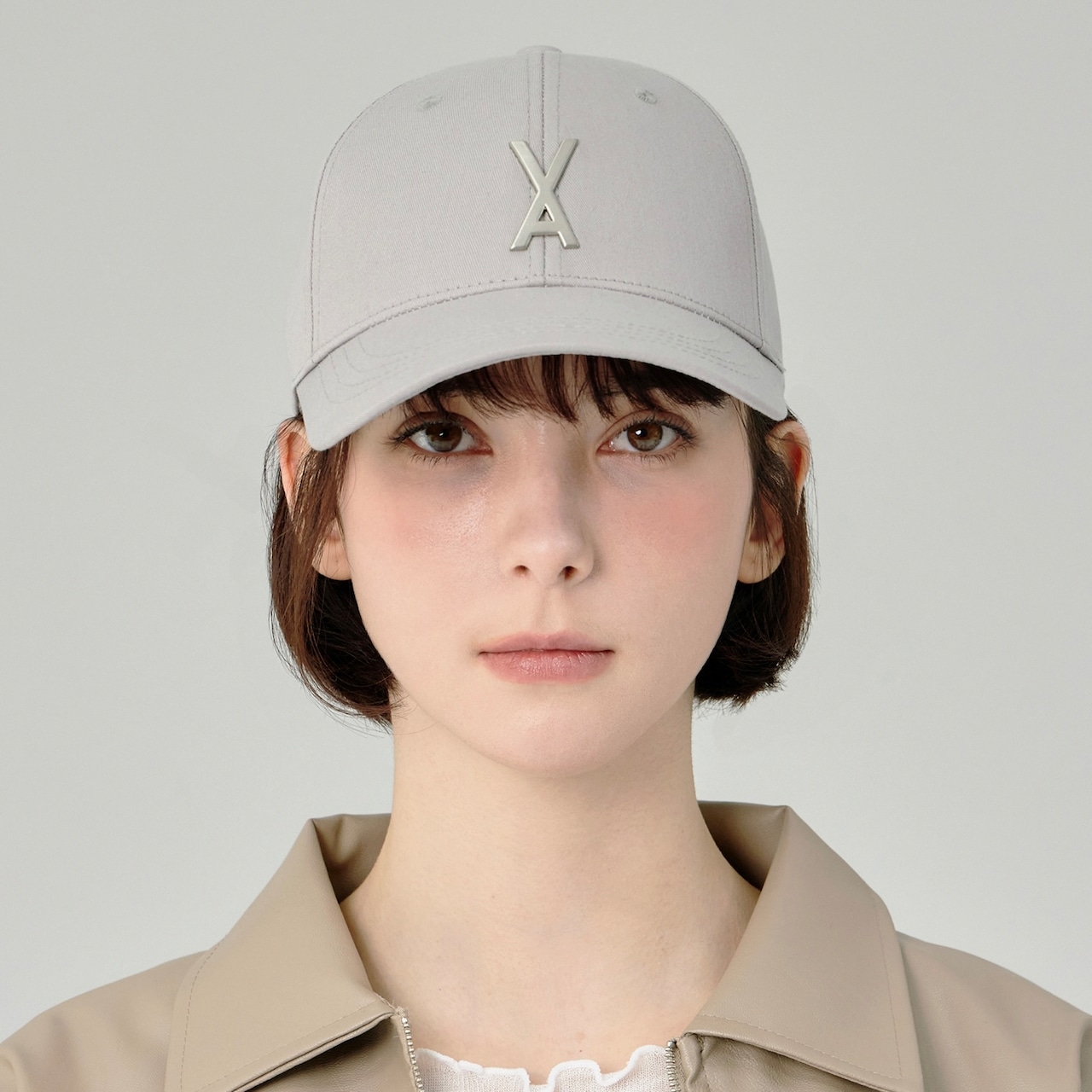 【VARZAR / バザール】 VA Big Stud Ball Cap Beige