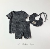 【取寄/韓国直送】Brodyjane 26/SM キャロットフラワースタイ|夏服|韓国子供服