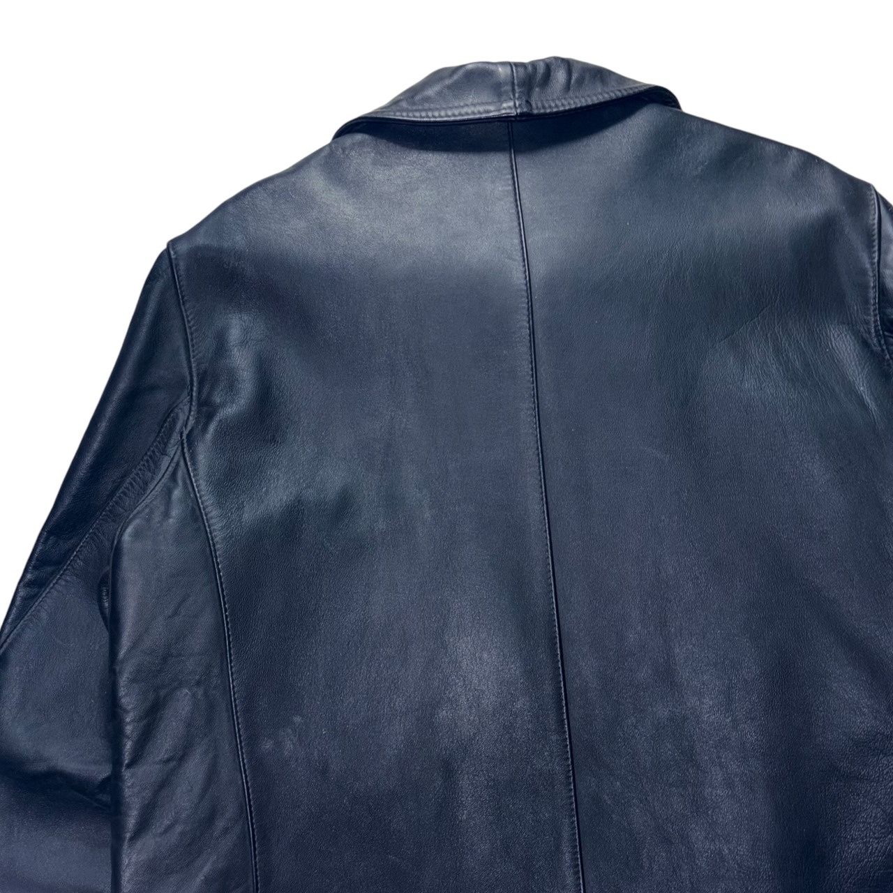 vintage 1960’s French leather fireman coat