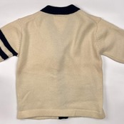 McGREGOR マクレガー チルデン ウール ニット カーディガン L/アイボリー×ネイビー系 レディース