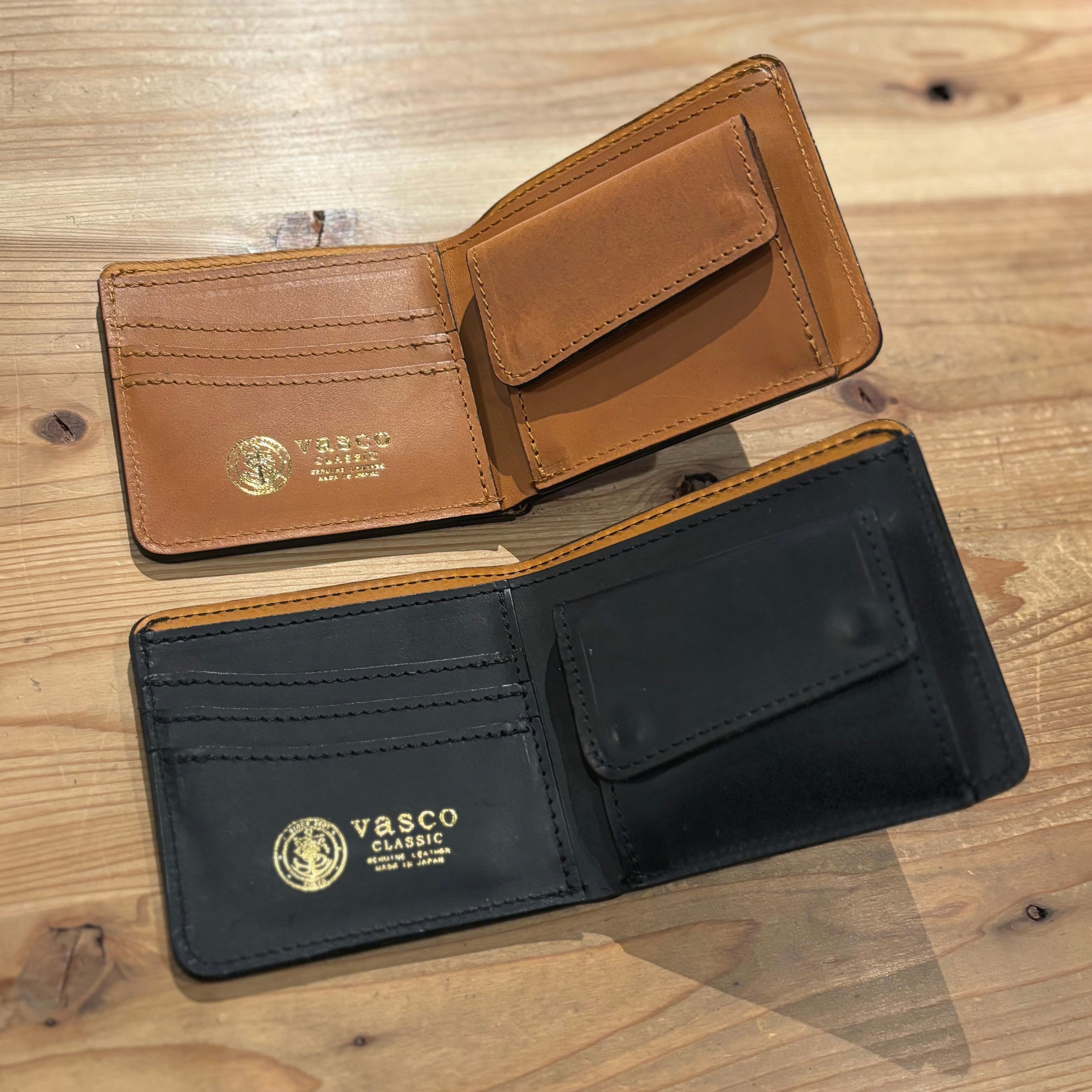 VASCO / LEATHER VOYAGE SHORT WALLET - Black ヴァスコ レザー 財布 2
