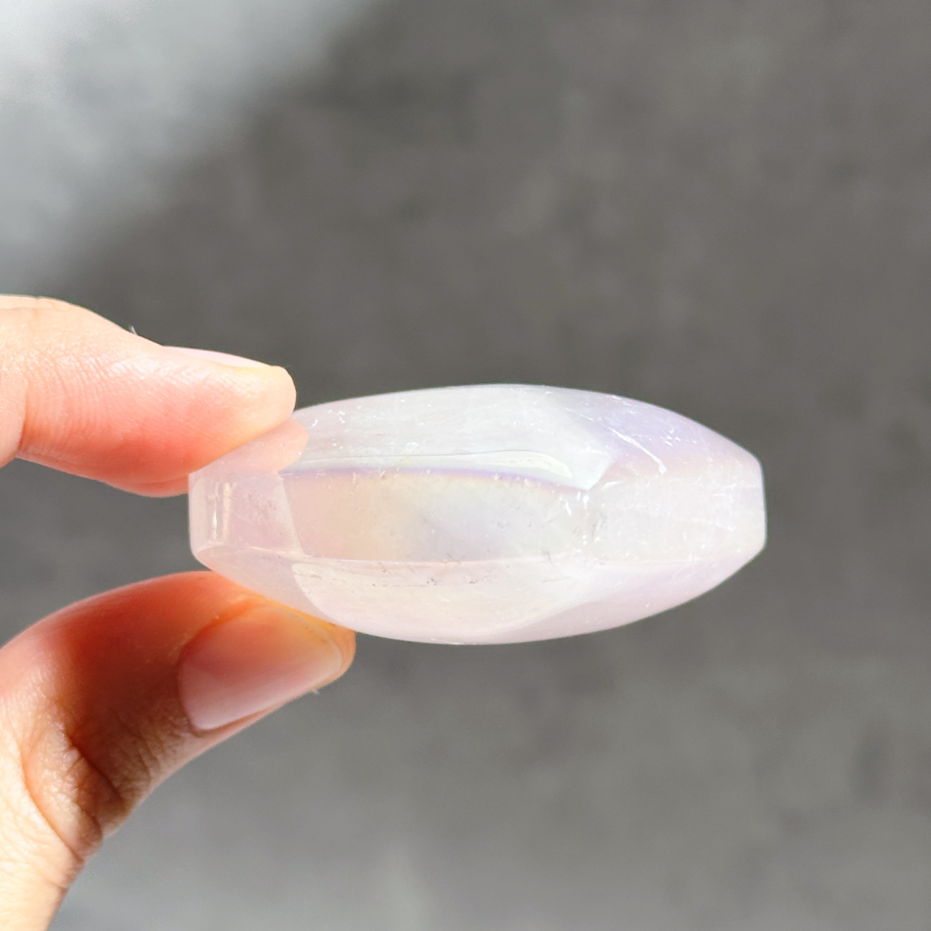 ♡エンジェルオーラローズクォーツ ハート83♡ Angel Aura Rose Quartz