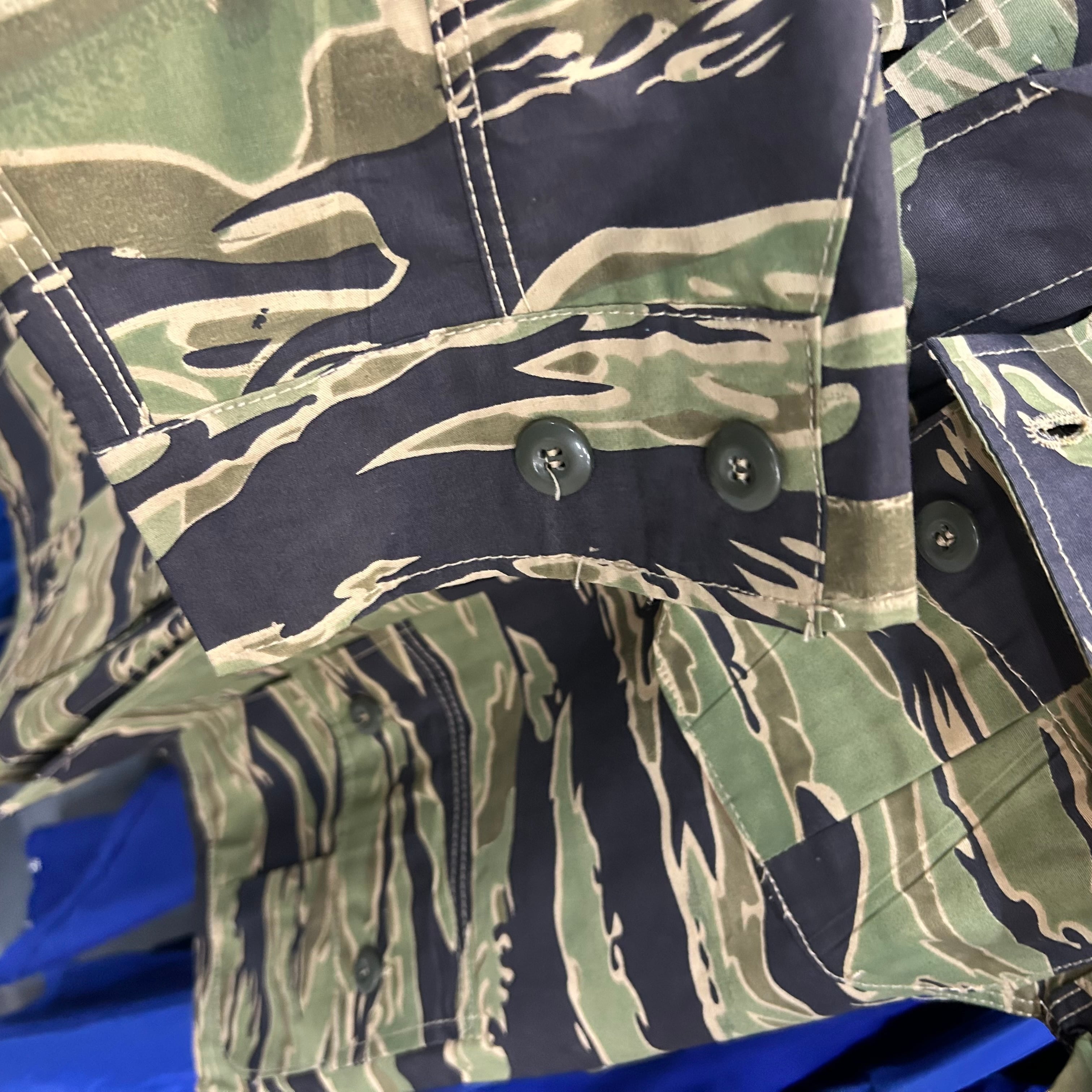 新品】復刻 アメリカ軍 タイガーカモ ジャングルファティーグ